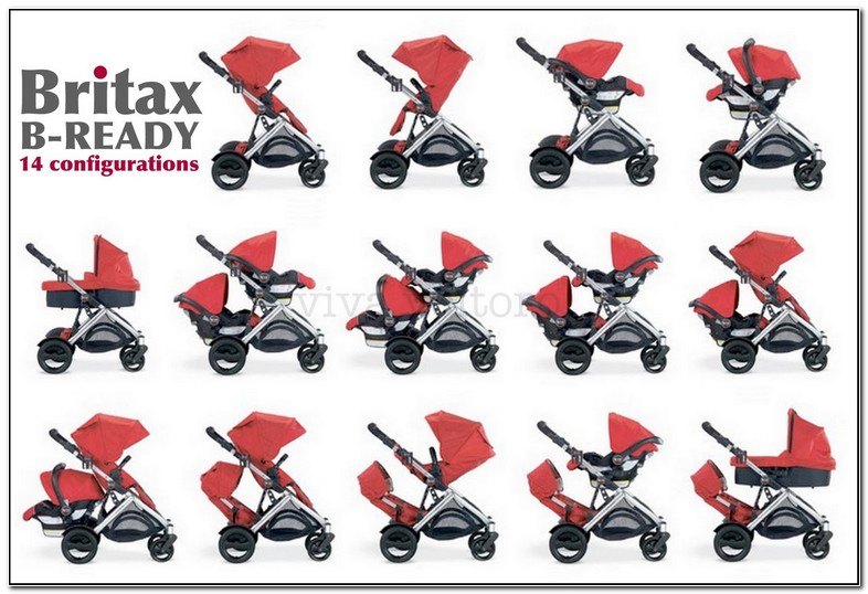 Britax B Ready Double Stroller Configurations | Design innovation - DLIT