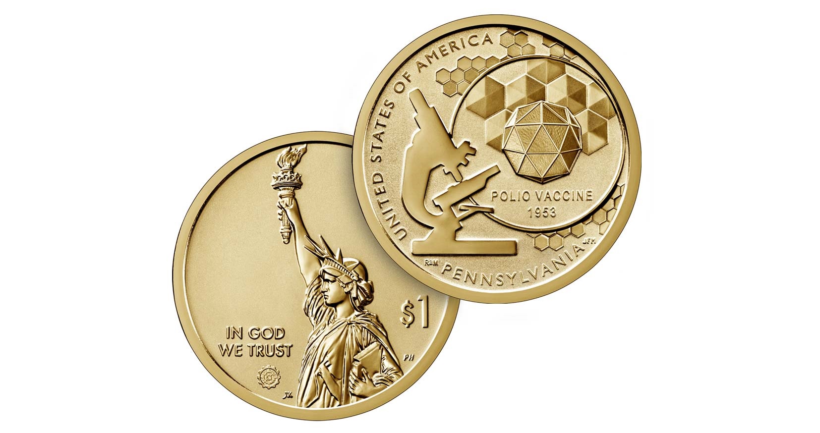 Pennsylvania American Innovation $1 Reverse Proof Coin On Sale December 