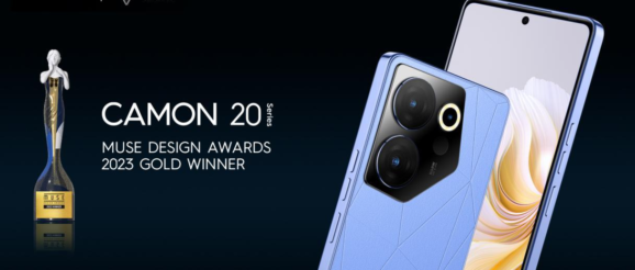 Technology, innovation hit peak as new Tecno Camon 20 wins Muse Design Awards 2023