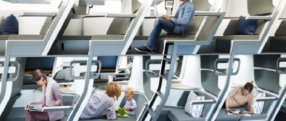 Double-decker Seats: A New Way to Fly Economy? - Innovation & Tech Today