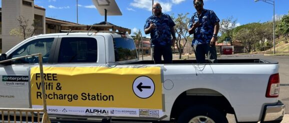 Hawaiʻi defense innovation community collaborates to restore Maui connectivity after devastating wildfires