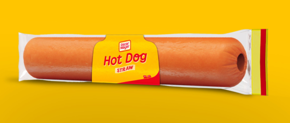 Oscar Mayer Announces Latest Sipping Innovation On Anniversary Of the 'Hot Dog Straw' | Dieline - Design, Branding & Packaging Inspiration