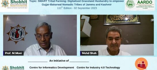 Dr Hussain Shah speaks about J&K's case at Digital Innovation event 