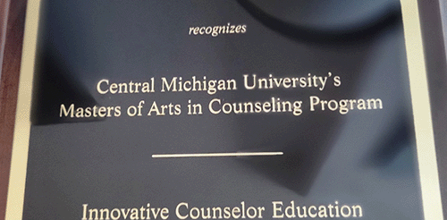 CMU Counseling Program garners prestigious award for innovation | Central Michigan University