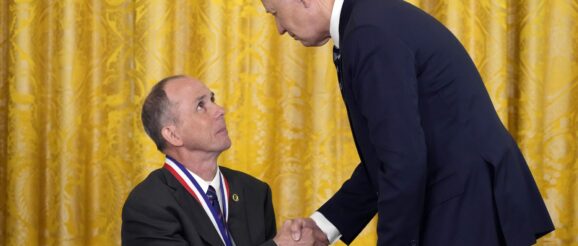 President Biden awards the National Medal of Technology and Innovation to Pitt professor