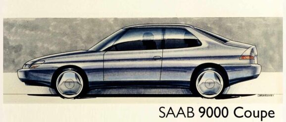 The Saab 9000 in its Italian Coupe Variant: A Vision of Elegance and Innovation