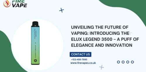 Unveiling the Future of Vaping: Introducing the Elux Legend 3500 – A Puff of Elegance and Innovation