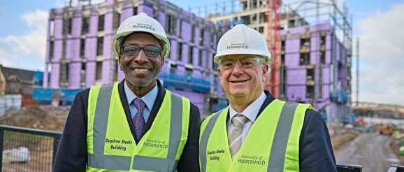 Flagship building at National Health Innovation Campus reaches milestone