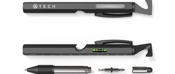The Atech Innovation Multitool Pen: A 9-in-1 Box Cutter – $24 USD